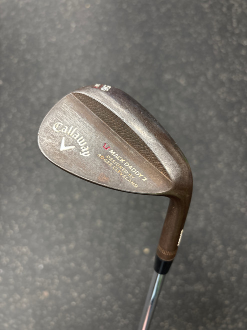 Vist Large View of Product Image Which is Used Callaway MACK DADDY 2 RAW Golf Wedge Mens RH 56 Degree