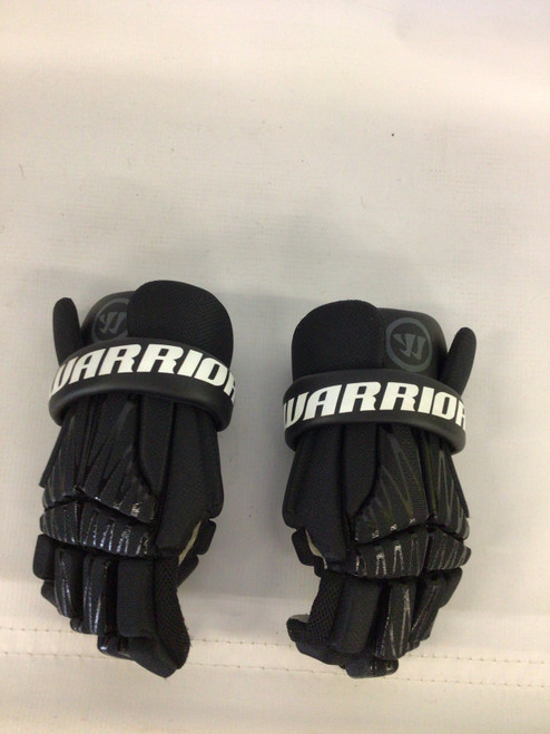 Vist Large View of Product Image Which is Used Warrior BURN NEXT Lacrosse Gloves Junior Black XS