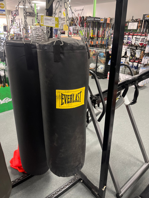 Vist Large View of Product Image Which is Used Everlast 70 LB BAG Boxing Heavy Bag Black 70 lb