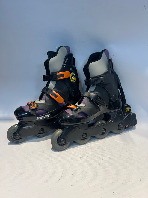 Vist Large View of Product Image Which is Used Bauer BAUER INLINE SKATES Senior Aggressive Skates Black Senior 8