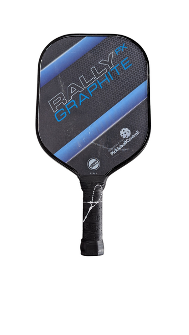 Vist Large View of Product Image Which is Used RALLY GRAPHITE PX Pickleball Racquet Black