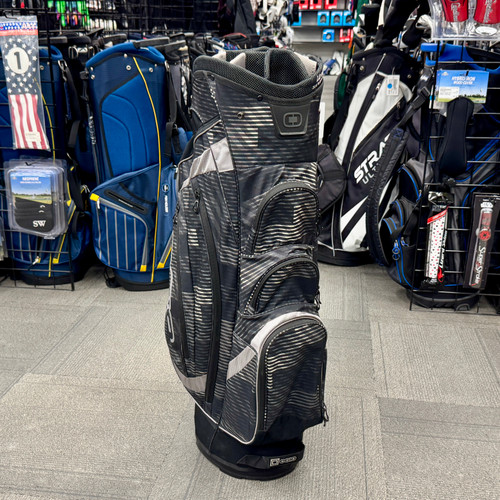 Vist Large View of Product Image Which is Used Ogio Men's Cart Bag Black