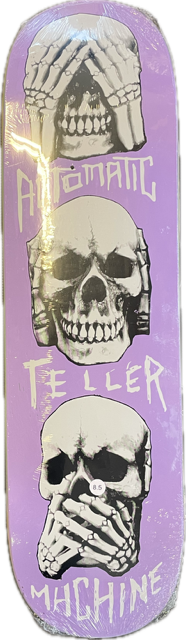 Vist Large View of Product Image Which is Used ATM Skateboard Deck Only None 8 1/2"