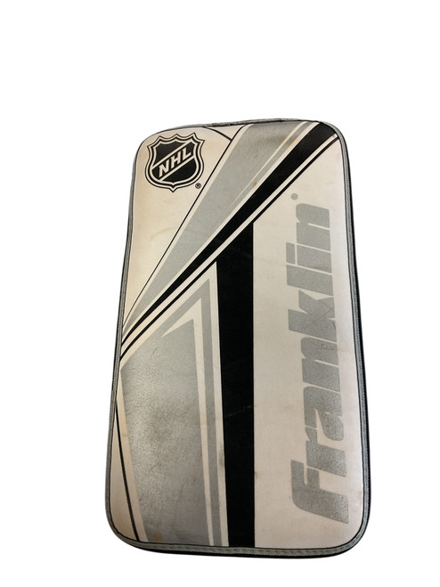 Vist Large View of Product Image Which is Used Franklin BLOCKER Senior Goalie Blocker Black And White