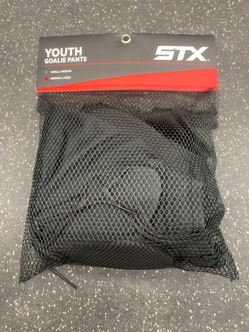 Vist Large View of Product Image Which is Used STX NEW YOUTH GOAL PANT LAX Goalie Pant Y Black M/L