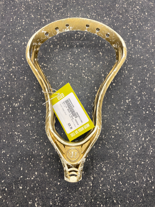 Vist Large View of Product Image Which is Used Warrior REVO 3 GOLD Mens Lacrosse Head Vegas Gold
