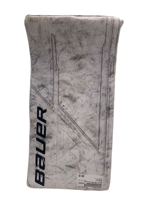 Vist Large View of Product Image Which is Used Bauer M5 PRO Intermediate Goalie Blocker White