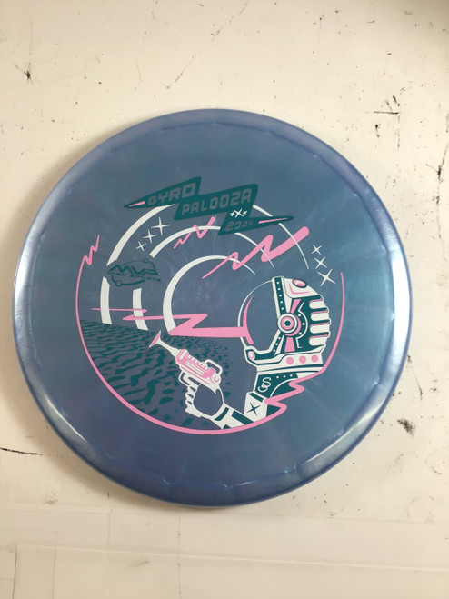 Vist Large View of Product Image Which is New Streamline PLASMA ECHO Disc Golf Mid Range Royal Blue 176g