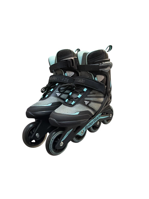 Vist Large View of Product Image Which is Used Rollerblade INLINE SKATES Senior Rec Fitness Skates Teal Senior 7