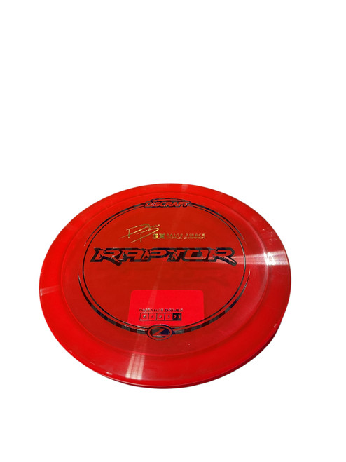 Vist Large View of Product Image Which is Used Discraft RAPTOR DRIVER Disc Golf Driver Red
