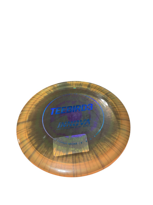 Vist Large View of Product Image Which is Used Innova TEEBIRD 3 DRIVER Disc Golf Driver Yellow