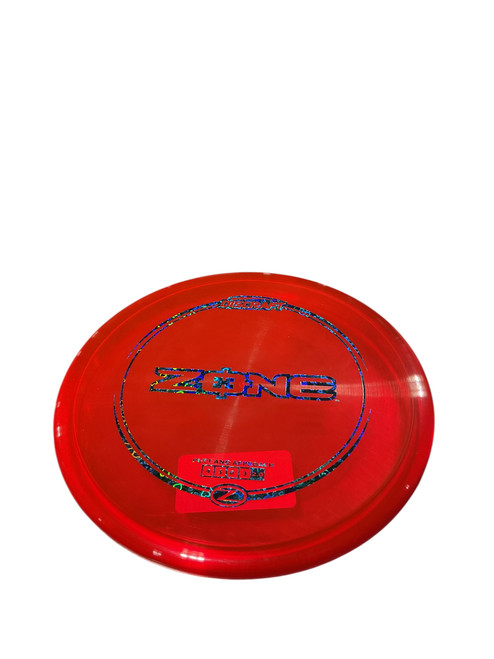 Vist Large View of Product Image Which is Used Discraft ZONE PUTTER Disc Golf Putter Red