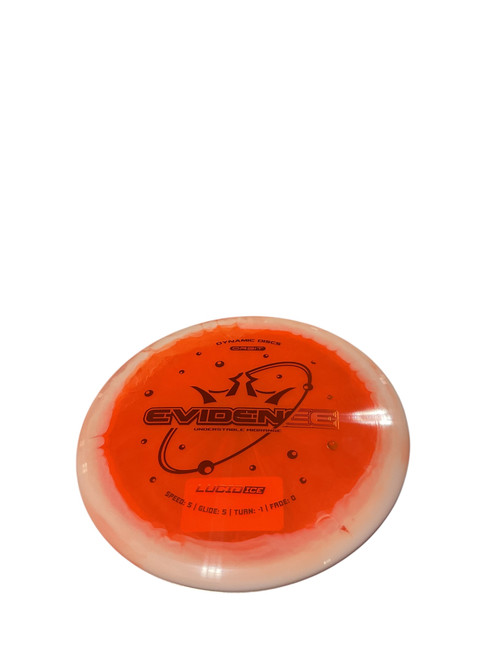 Vist Large View of Product Image Which is Used Dynamic Discs EVIDENCE MIDRANGE Disc Golf Mid Range Orange