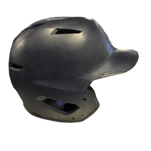 Vist Large View of Product Image Which is Used Evoshield XVT 2.0 Matte Batting Helmet No Mask Navy Blue SM