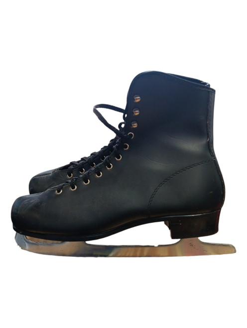 Vist Large View of Product Image Which is Used CCM BLACK FIGURE SKATE S10 Mens Figure Skate Black Senior 10