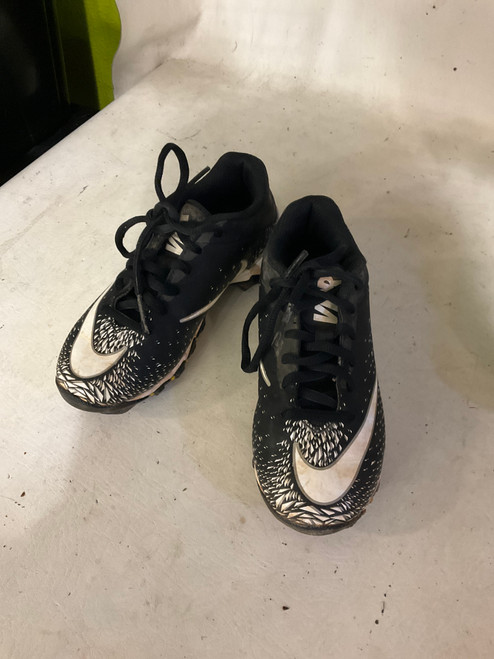 Vist Large View of Product Image Which is Used Nike 12 C CLEATS BB/SB Cleats Black Youth 12.0