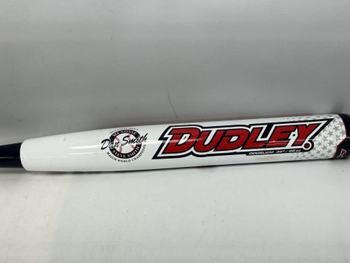 Vist Large View of Product Image Which is Used Dudley DAN SMITH DOOM TEAM BB/SB Slowpitch Bat 34"