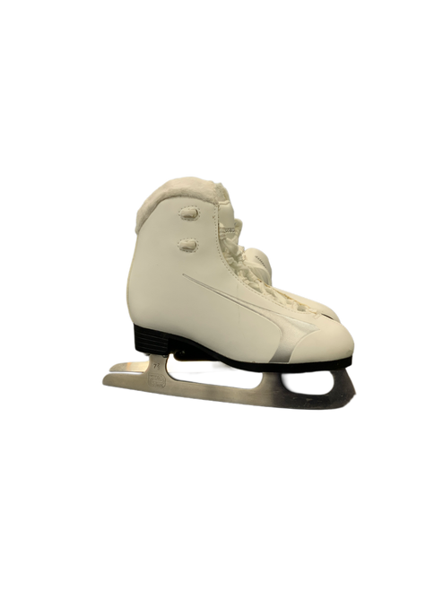 Vist Large View of Product Image Which is Used WinnWell SOFT FIGURE Girls Figure Skate White Youth 13.0