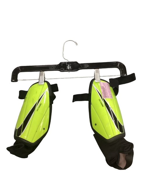 Vist Large View of Product Image Which is Used Nike Soccer Shin Guards Junior Neon Green LG