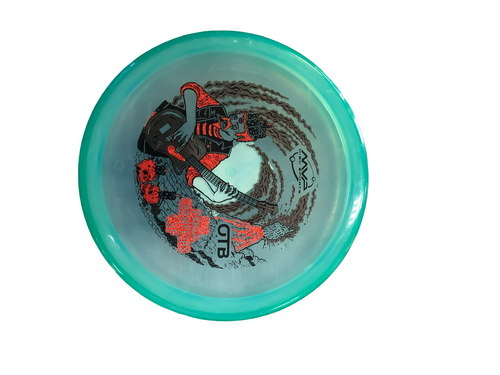 Vist Large View of Product Image Which is Used MVP PYRO OTB PDGA CHAMPIONS CVP 2025 Disc Golf Mid Range Teal 176g