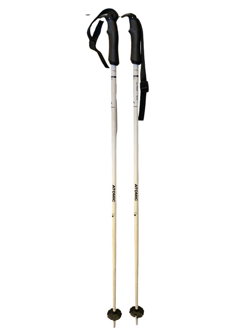 Vist Large View of Product Image Which is Used Atomic WHITE Womens DH Ski Pole White 70 cm / 28 in