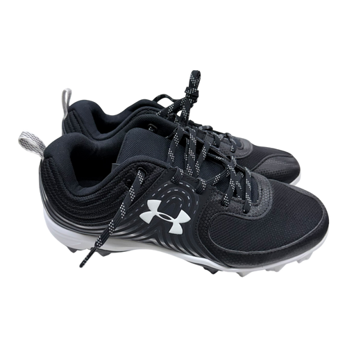 Vist Large View of Product Image Which is Used Under Armour GLYDE RM WOMENS BB/SB Cleats Black Senior 9