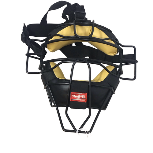 Vist Large View of Product Image Which is Used Rawlings UMPIRE MASK BLK Umpire Mask