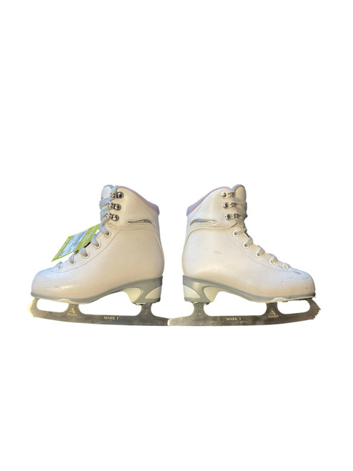 Vist Large View of Product Image Which is Used Jackson JACKSON SOFT SKATE YTH 11 FIGURE SKATES Girls Softboot Skate White Youth 11.0