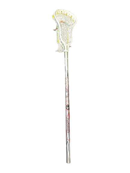 Vist Large View of Product Image Which is Used Maverik BEAST Men Atk/Mid Complete Stick Silver