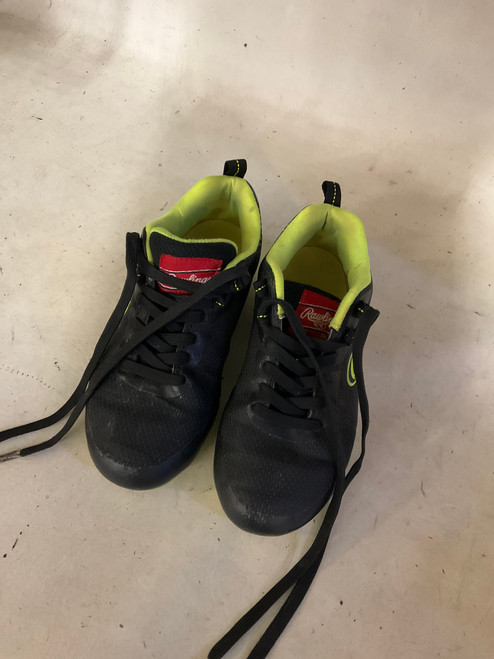 Vist Large View of Product Image Which is Used Rawlings 1 BB CLEATS BB/SB Cleats Black Junior 01