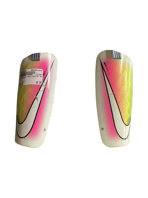 Vist Large View of Product Image Which is Used Nike Soccer Shin Guards Adult Yellow LG