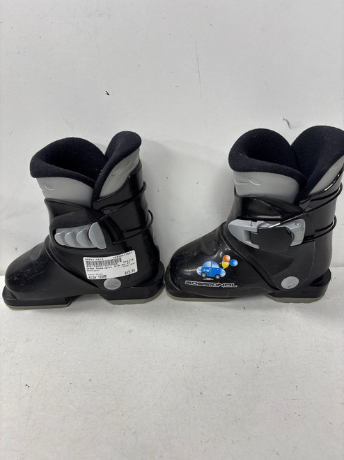 Vist Large View of Product Image Which is Used Rossignol R18 Boys DH Ski Boot Black 165 MP - Y09