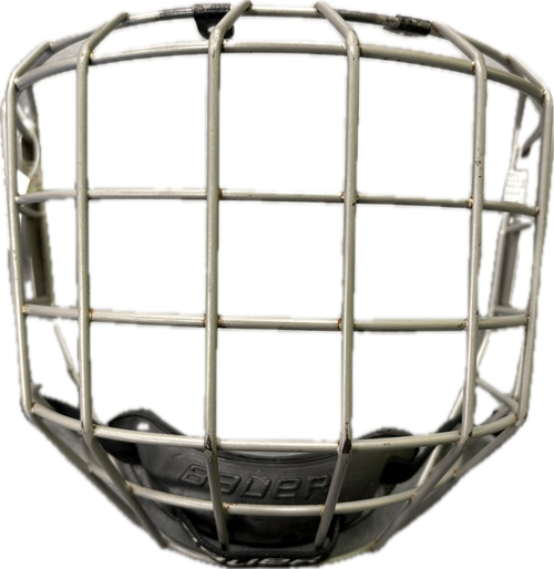 Vist Large View of Product Image Which is Used Bauer PROFILE I Hockey Wire Mask Grey LG