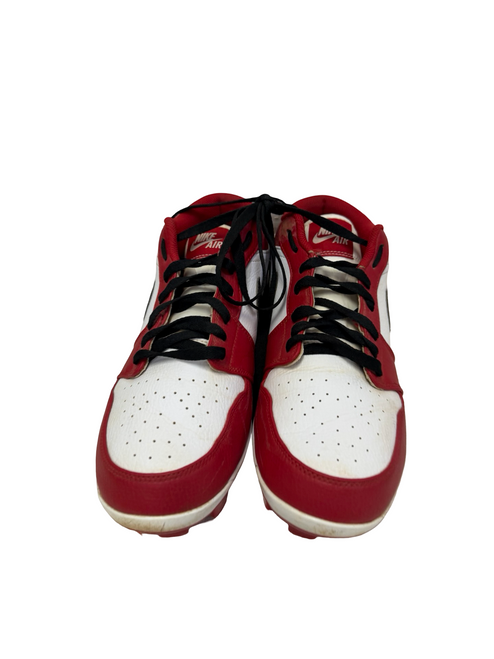 Vist Large View of Product Image Which is Used Nike Jordan 1 Retro MCS Low CJ8524-611 Mens Baseball Cleats Red Size 10