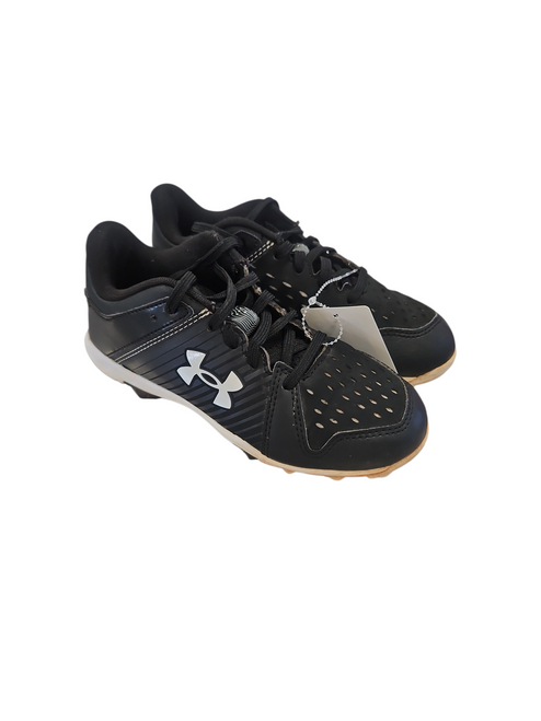 Vist Large View of Product Image Which is Used Under Armour BB CLEAT BB/SB Cleats Black Junior 01.5
