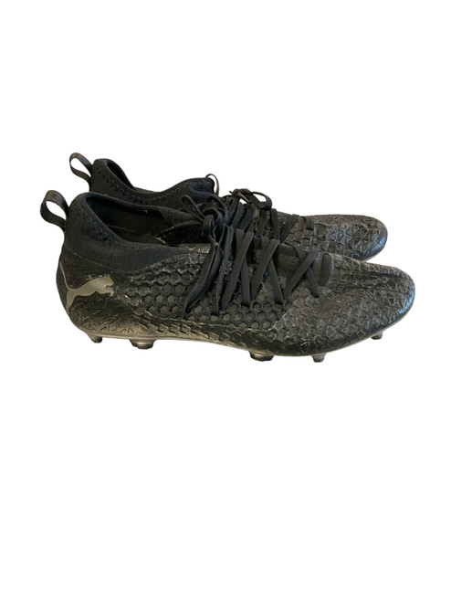 Vist Large View of Product Image Which is Used Puma Soccer Cleats Black Senior 8.5