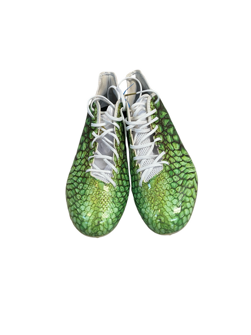 Vist Large View of Product Image Which is Used Adidas Adult FB Cleats Green Senior 15