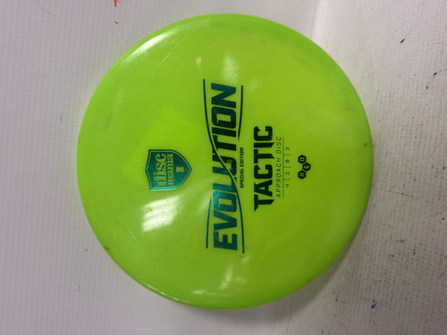 Vist Large View of Product Image Which is Used Discmania NEO TACTIC Disc Golf Putter Yellow