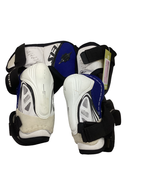 Vist Large View of Product Image Which is Used Easton S13 Junior Elbow Pads MD