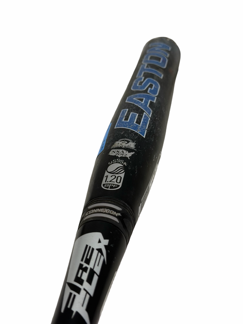 Vist Large View of Product Image Which is Used Easton HELMER BLUE LINE SP19BHLU Loaded +1.0oz 28oz USSSA Slowpitch Softball Bat 34" 34/28