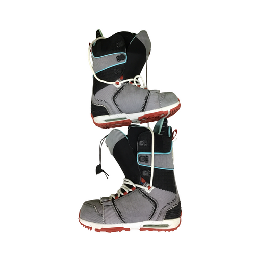 Vist Large View of Product Image Which is Used Burton FLEX 2 Mens Snowboard Boots White Senior 10