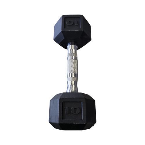 Vist Large View of Product Image Which is Used Hex Dumbbell (Each) 10 lb