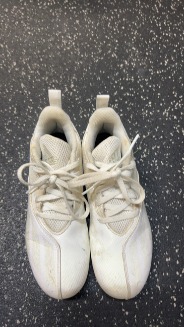 Vist Large View of Product Image Which is Used Adidas Jr FB Cleats White Junior 02.5