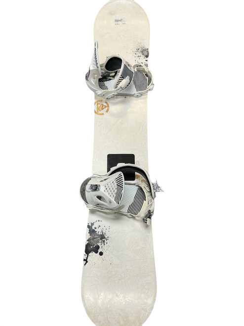Vist Large View of Product Image Which is Used K2 ANNGRAM Mens Board/Bindings White 152 cm