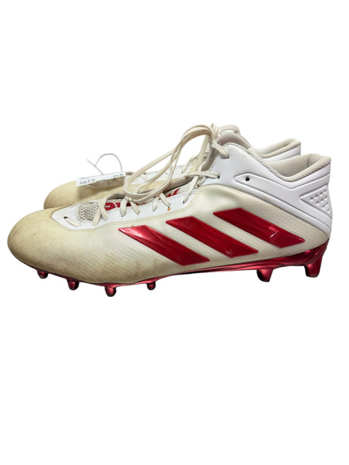 Vist Large View of Product Image Which is Used Adidas Adult FB Cleats White Senior 15