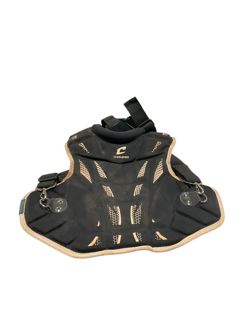 Vist Large View of Product Image Which is Used Champro BLACK CHEST PROTECTOR Catchers Chest Protector Black Junior