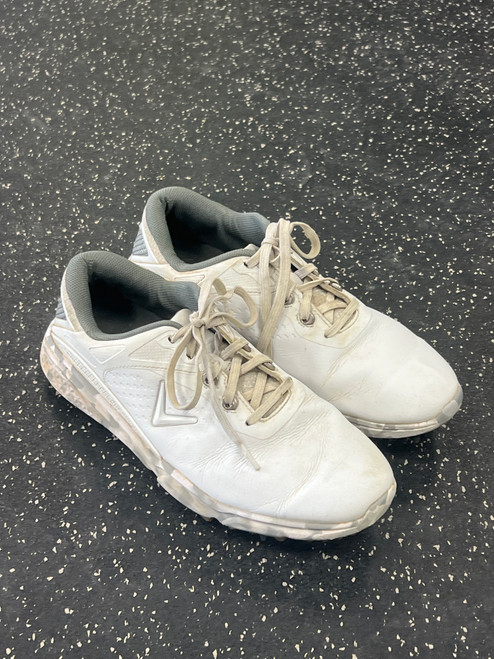 Vist Large View of Product Image Which is Used Callaway Coronado V3 Mens Golf Shoes White Senior 8.5