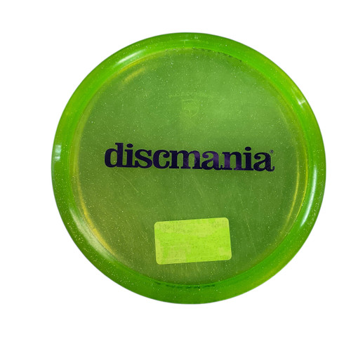 Vist Large View of Product Image Which is Used Discmania METAL FLAKE C-LINE MD3 Disc Golf Mid Range Kelly green 177g