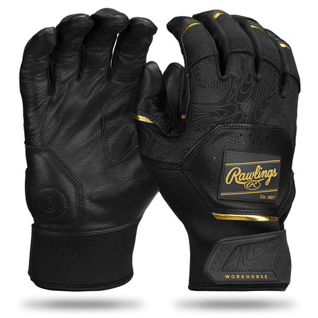 Vist Large View of Product Image Which is New BBBG  RAWLINGS WORKHORSE BLK/GOLD AS