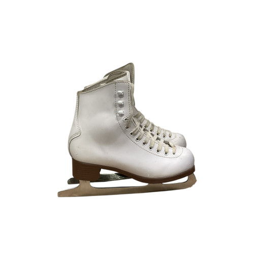 Vist Large View of Product Image Which is Used Glacier 520 Girls Figure Skate White Junior 03